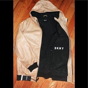 NWT DKNY Genuine Leather Jacket